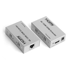 120m 4K HDMI Extender Over Cat6, Lossless Audio Video Transmission, Plug‑and‑Play Setup