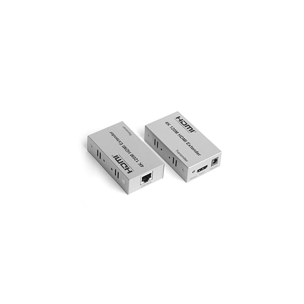 120M 4K Hdmi Extender Over Cat6, Lossless Audio Video Transmission, PlugâAndâPlay Setup 9330225040927