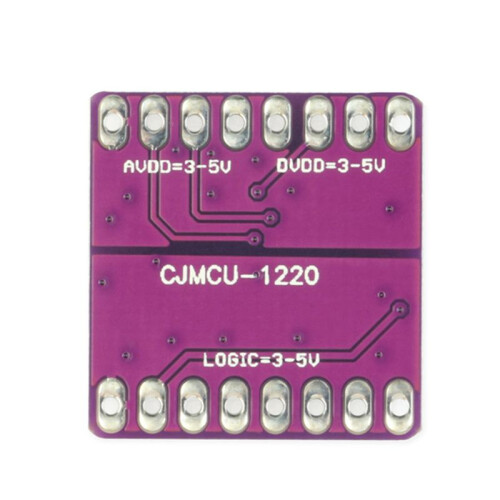 2X CJMCU-1220 ADS1220 ADC 24 Bit A/D Converter Module I2C Low Power 24 Bit Analog-To-Digital Converter Sensor Module 2