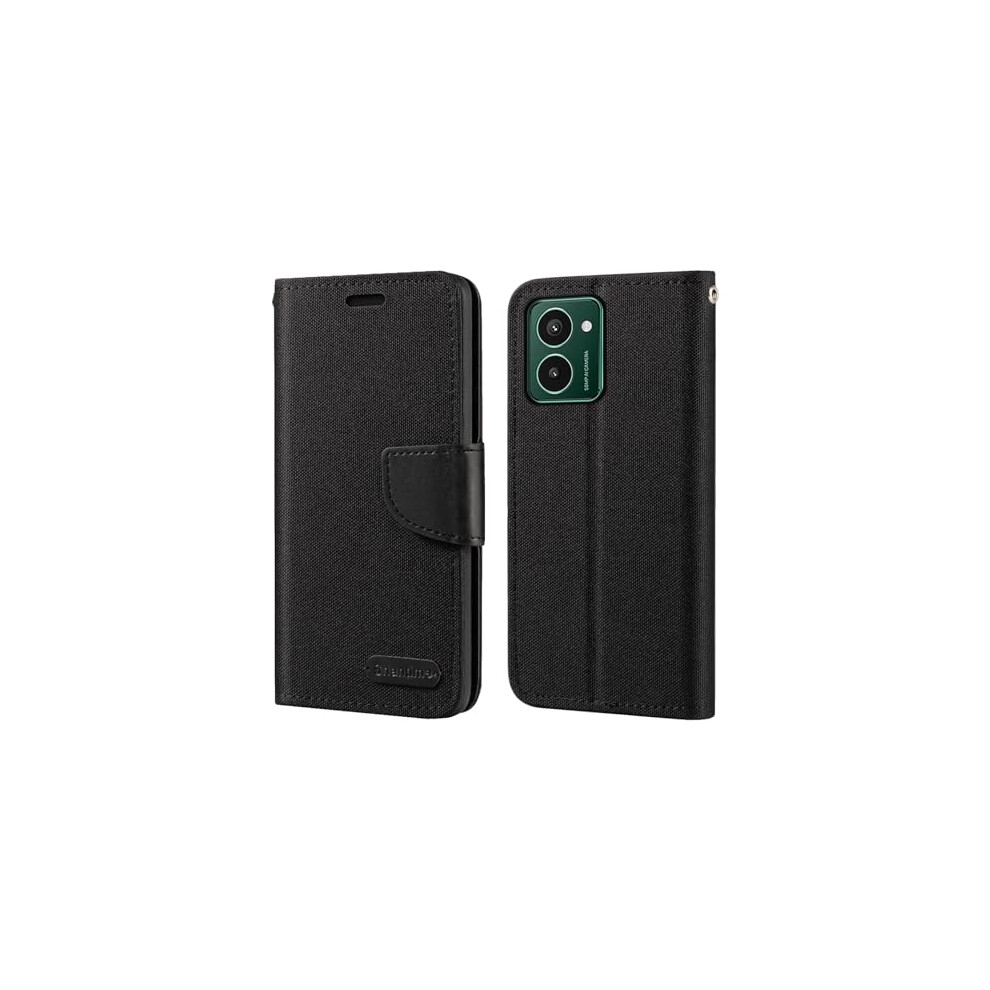 Phone Wallet Case For Hmd Pulse Pro 4G, Flip Leather Cover With Card Slots, Kickstand And Magnetic Closure, Black 9771547642886