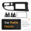 2Din Car CD Radio Stereo Fascia Panel Frame DVD Frame Panel Adaptor Fitting Kit for  Transit 2006-2013 3
