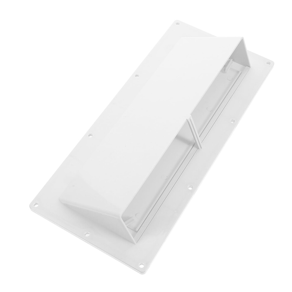 Abs Rv Vent Cover For Sidewall Exhaust And Range Hood, Durable Construction And Easy Installation White 9330225107347