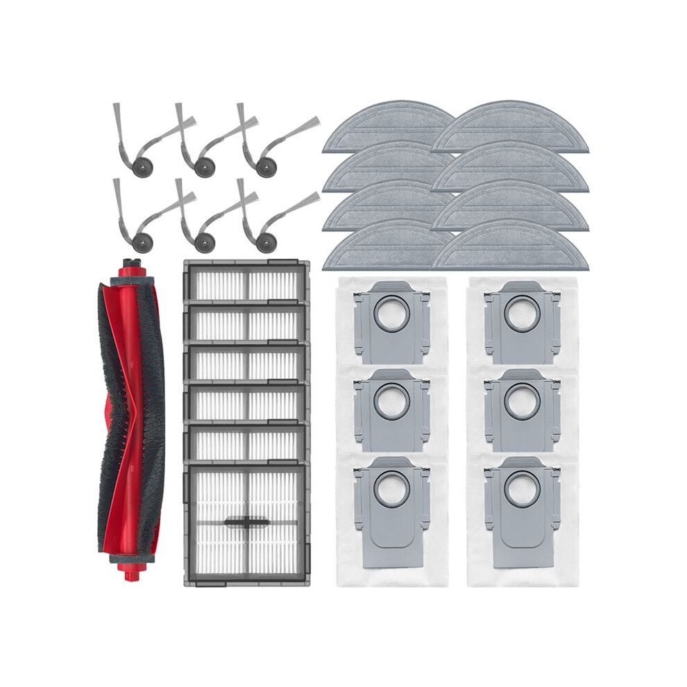 27Pcs For Q10 S5/Q10 S5+/Q10 X5/Q10 X5+/Q10 Vf/Q10 Vf+ Spare Parts Main Side Brush Filter Mop Cloth Dust Bag 6031861988897