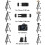 55 Inch Phone and Tablet Tripod Stand with Wireless Remote, Adjustable Height, Universal Mount 2