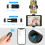 55 Inch Phone and Tablet Tripod Stand with Wireless Remote, Adjustable Height, Universal Mount 4