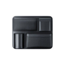 Car Trunk Hanging Bag Leather SUV Back Storage Bag Rear Tools Water Cup Organizer Pocket Stowing