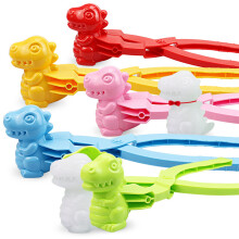 Dinosaur Snowball Maker Clip Outdoor Winter Snow Sand Mold Tool Fun Winter Outdoor Snow Toy