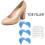 6Pcs Stick Clear Heel Guards And Blue Foam Toe Protectors For 2