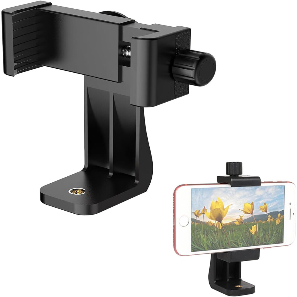 Phone Tripod Mount With 360 Rotation And 180 Tilt, Universal Smartphone Holder For Iphone And Samsung Smartphones Live Streaming Light 9092120816105