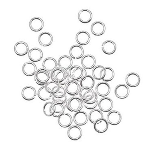 2000-Piece Open Jump Rings for Jewelry Making, 4mm, Silver 2