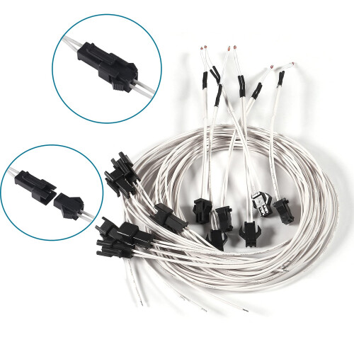 6pcs 100K NTC 3950 Thermistor for 3D Printer Ender 3 CR10, ‑Accuracy Temperature Sensor 2