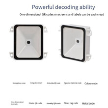 2X InbäDdad 2D StreckkodsläSare USB QR StreckkodsläSare RS232 TTL Interface Kiosk Liten Fast Installation Streckkodsskrivare