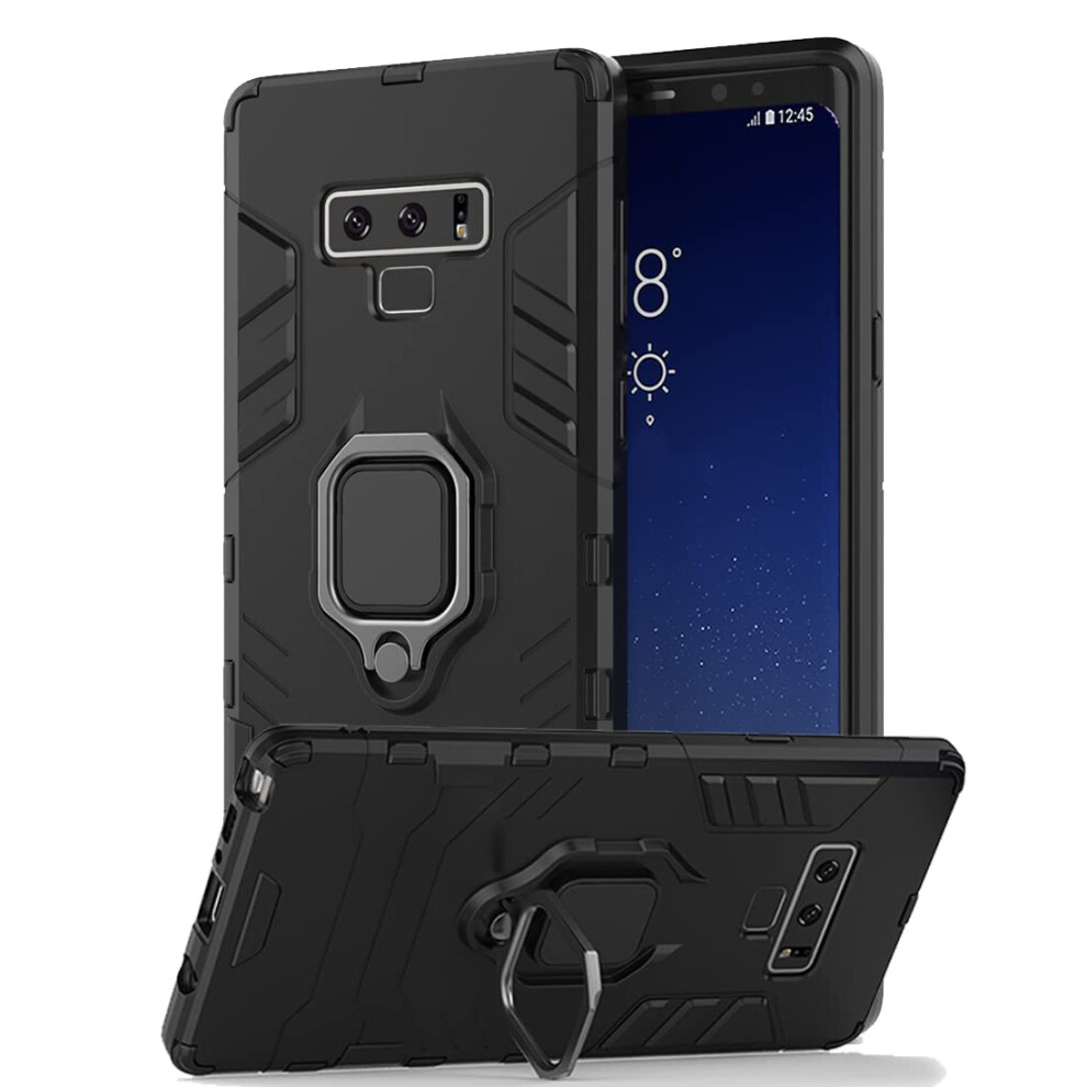 Case With Heavy Duty Protection, 360 Rotating Kickstand And Ring Grip For Samsung Galaxy Note 9 9771547077176
