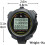 6X Digital Sports Stopwatch, 10Lap /Split Memory Stopwatch Count Down Timer, Large Display Waterproof 12/24 Hour Clock 7