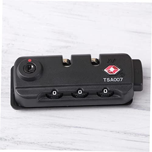 TSA Luggage Lock 3 Digit Combination Padlock, Durable ABS Resettable Security Lock for Suitcase Travel 1