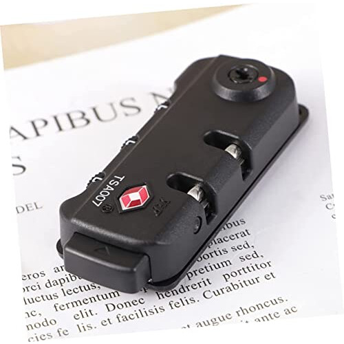 TSA Luggage Lock 3 Digit Combination Padlock, Durable ABS Resettable Security Lock for Suitcase Travel 2