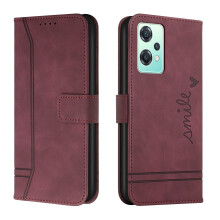 Wallet Case for OnePlus Nord 2 Lite 5G and Leather Case for Realme 9 Pro Magnetic Flip Shockproof TPU Folio
