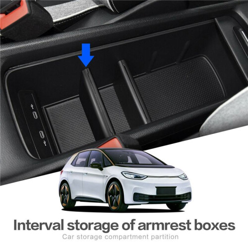 3X Box Baffle for ID.3 ID3 ID 3 Car Central Console Armrest Storage Box Stowing Partition 2