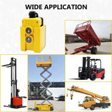 4X KippanhäNger-Fernbedienungsschalter 12 V  Auf-Ab-Steuerschalter Hydraulikpumpe Power Acting Lift Entlade-LKW