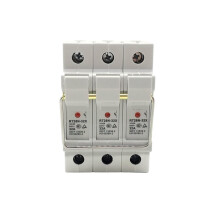 RT28N32X 3 Pole DIN Rail Circuit Breaker and Fuse Holder Base 10x38mm with LED Indicator