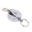 18 Pcs Stainless Silver Retractable Key Chain  Keyring Heavy Duty Steel 1