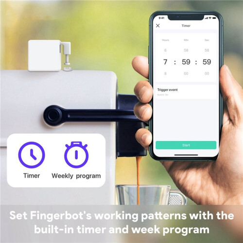 2X Graffiti Zigbee Finger Robot Automatic Remote Timed Voice Control  Home Thumb Remote Control with Robotic Arm