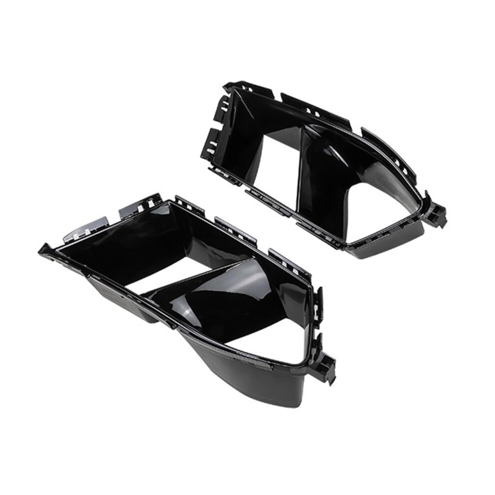 Front Bumper Air Vent Trim Gloss Grille Cover Enhanced Airflow For Bmw G80 G82 G83 M3 M4 20202024 Black 9330225041214