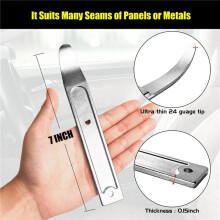 2X Car Trim Panel Removal Tool, Pocket Prybar Tools for Auto Interior Trim Panel Popper, Automotive Skin Wedge Tool