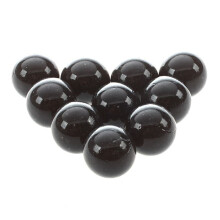 80 Stück Murmeln 16mm Glasmurmeln Knicker Glaskugeln Dekoration Farbe Nuggets Spielzeug Schwarz und Weiß
