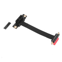 6X PCIE X1 Riser Cable Dual 90 Degree Right Angle PCIe 3.0 X1 to X1 Extension Cable 8Gbps PCI Express 1X Riser Card 10CM