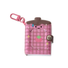 Fotokarten-Binder-Album, Mini-Fotoalbum,-Rosenrot