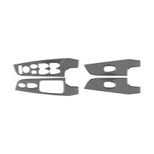 Carbon Fiber for 8th 2006-2011 Car Window Lift Cover Sticker Trim Accessories ,RHD