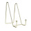4Pcs Photo Frame Bookshelf Storage Rack Iron Bracket Book Display Rack Decorative Plate Rack Bracket Art Display Rack 2