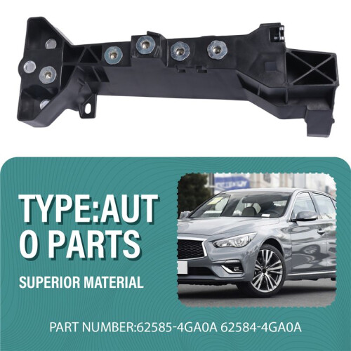 1 Pair Engine Radiator Frame Support Bracket 62585-4GA0A 62584-4GA0A for  Q50 Q60 2