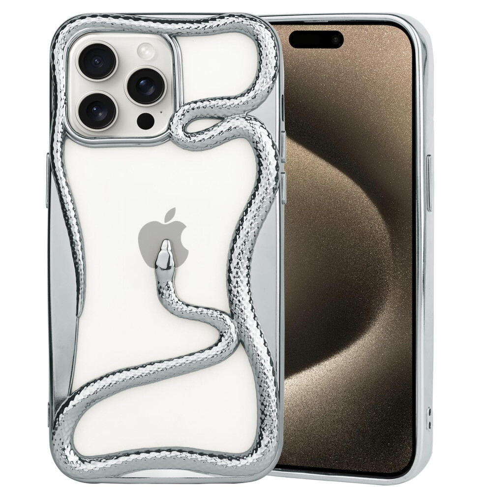 Slim Case For Iphone 12 Pro, Shockproof Soft Electroplated Cover With Heat Dissipation Design Silver 9092120817560