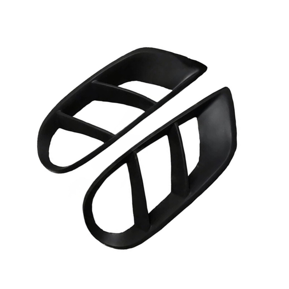 Front Bumper Air Vent Cover Trim For Mercedes Benz C Class W205 20152019 Frp Unpainted Black 9330225105626
