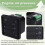 MEBAY GM41H Engine Multifunctional Digital Display Meter PEMP Fuel Level/Battery/Voltage/Hour Meter 3