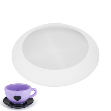 Forma silikonowa do filiżanki do herbaty z gipsu i cementu, DIY, ręcznie robiona, do robienia kubków do kawy