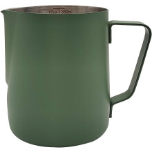 Jarra de aço inoxidável para vaporizar leite e café expresso, azul, 600 ml (20 oz)