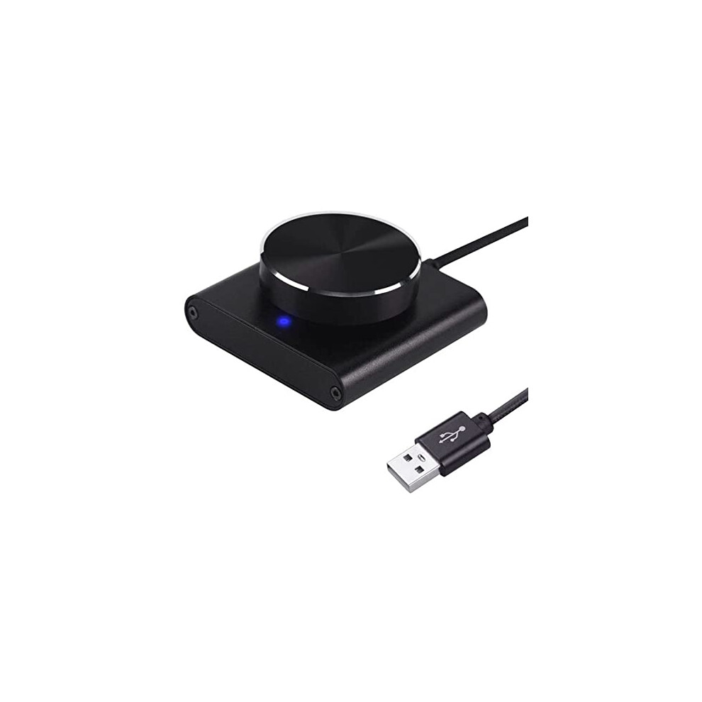 Usb Volume Controller For Pc, Aluminum Alloy Audio Control Knob With 360 Rotary And OneâTouch Mute Function 9330225106159