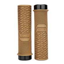 Poignées de guidon de VTT à verrouillage, antidérapantes et robustes, compatibles avec un guidon de 22,2 mm, marron