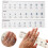 Big Clearance Size Shape Sizer Kit – Engagement Ring Size Comparison Tool for Round Oval Shape New! 1