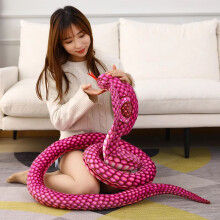 Grande peluche realistico di un cobra – Animale di peluche, regalo per feste e oggetto di scherzo, compatibile con temi di animali selvatici