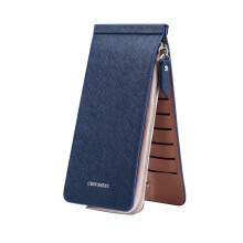 Multifunctional Long Wallet, Women Zipper Pocket Leather Credit Card Holder Bifold Wallet With 26 Card Slots Clearance