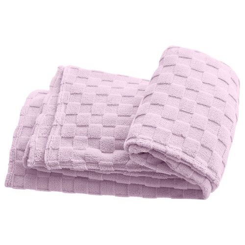 Soft Checkered Throw Blanket for Home Use, One Piece