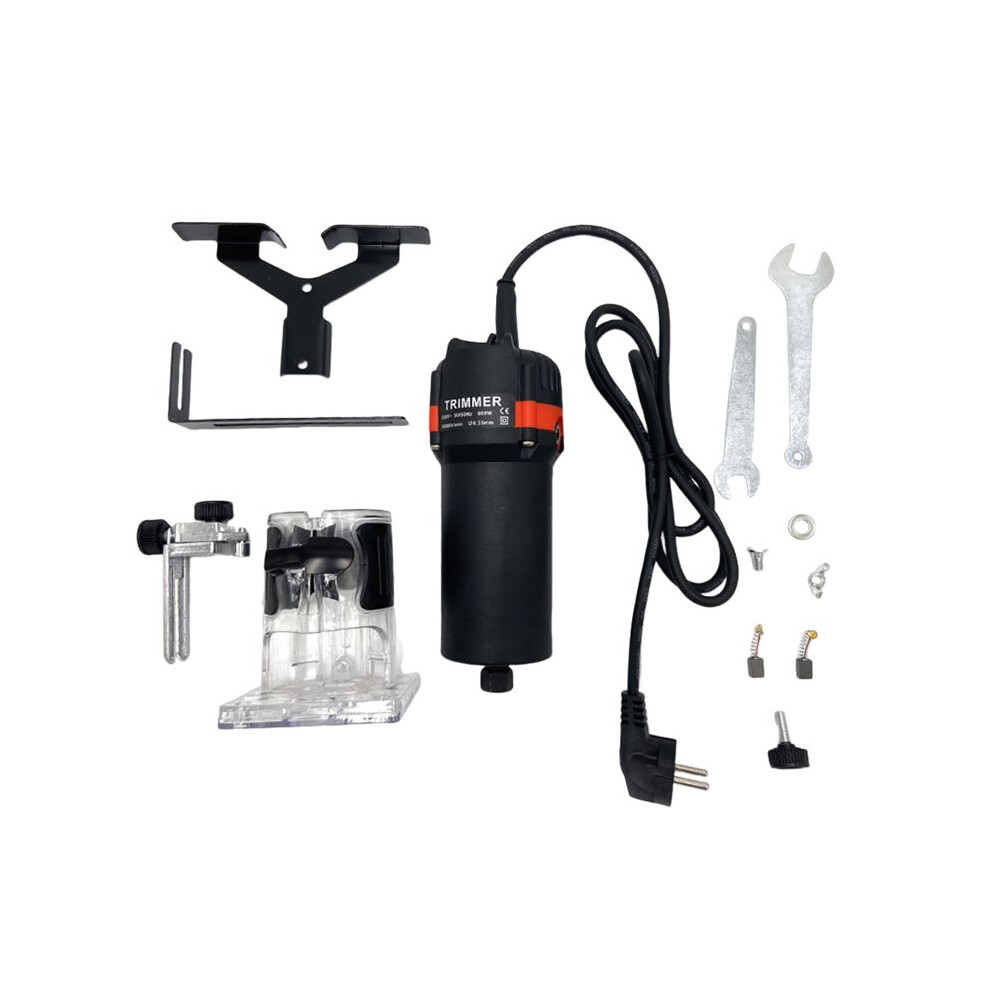 800W Electric Wood Trimmer Wood Router Laminate Trimmer Professional Slotting Trimming Grooving Machine Eu Plug 4711824145506