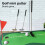 Voksne minigolfkølle i rustfrit stål med 2 golfbolde 1