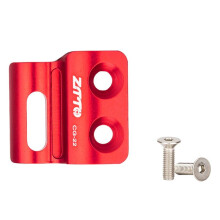 ZTTO Aluminum Alloy Bicycle Front Derailleur Hanger Carbon Frame Compatible Direct Mount for Gravel & -Country Bikes Red