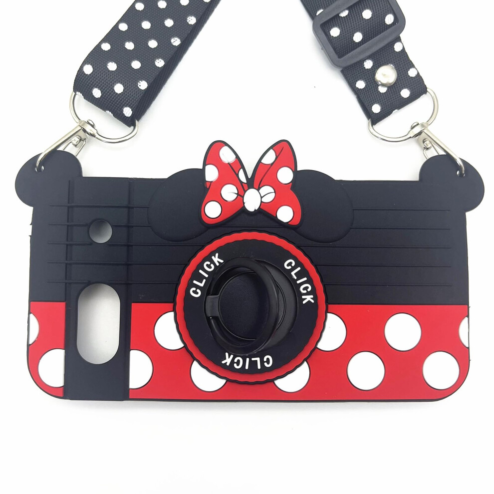 Case With Kickstand And 360 Rotating Ring, Cute 3D Cartoon Silicone Cover For Girls For Google Pixel 8A 9771547078579