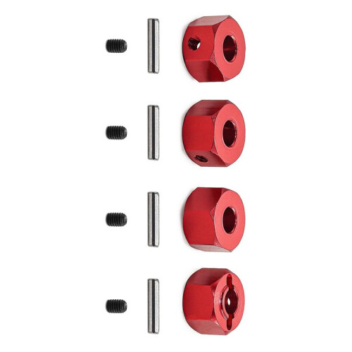 RC Car Upgrade Hex Connector 12MM Kit for   MAXX RC Car Accessories Red 1